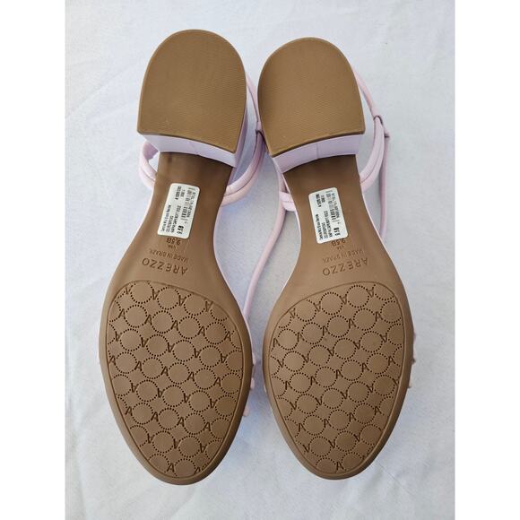 Arezzo Women's Camila Mid Block Heel Sandal Soft Violeta Color Size 9.5B NWT - Picture 8 of 8